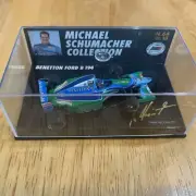 MINICHAMPS 1:64 MICHAEL SCHUMACHER # 13 BENETTON Ford B194 “Mein Neues Auto”