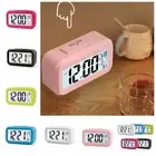 Plastic Smart Electronic Alarm Clock Silent Desk Digital Clock Student