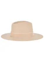 Lack OF Color Benson Tri Sand Wool Felt Fedora - Beige 57cm