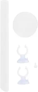 Hohopeti Acrylic Shrimp Feeder with Basin Durable Transparent Glass Design for Convenient Shrimp Aquariums Streamlined Horn Mouth for Easy Use