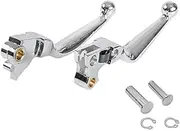 Chrome Lever Brake Lever Aluminium Brake Lever Clutch Lever for Harley Davidson Dyna Softail Fat Boy Low Rider Super Glide Wide Glide Breakout 2014-2015