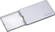 ESCHENBACH Portable Thin Magnifier with Light Easy Pocket Black 3x Made in Germa