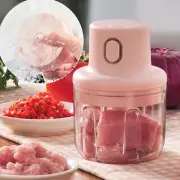 Cordless Food Chopper Home Mini Meat Grinder Electric Powered Lot D4 Q5R9