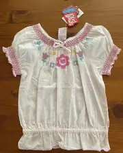Paul Frank - Small Paul 100% Cotton Embroidered Shirt Top New With Tags. Size 2.