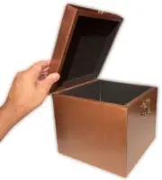 Comedy LIGHT & HEAVY CHEST Magic Trick Wood Box Illusion Can’t Lift Up Sucker US