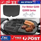 1PC BBQ Half Griddle Plate FOR Weber Q1000 /1200 Q2000/Q2200 Q3000/Q3100 Series