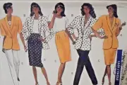 Butterick #4858 Classics Pattern-sizes 6-8-10 Misses Jacket, Top, Skirt, Pants