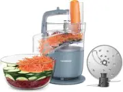 MultiPro Go FDP22.​130GY Food Processor for Chopping Slicing Grating