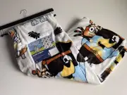 Bluey And Bingo HALLOWEEN Plush Throw Blanket 50 x 70” Pirate Mummy Costumes NEW