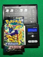 HEAVY? 22.45 Grams! Pokemon Crown Zenith Factory Sealed Booster Pack!!