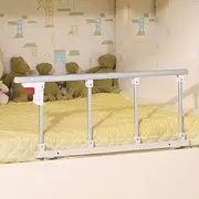 Side Guard for Elderly Bed Rail for Elderly Single Bed Rail Foldable Bed Rail Safety Side Guard for Elderly Adults Assist Handle Handicap Bed Railing Hospital (B 95x40cm)