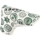New Odyssey Putter Head Cover F Blade Summer WHT/GRN 25 (for Putter)