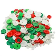 500-600 Pcs Resin Buttons Assorted Sizes Craft Buttons Mixed Color Manual But...
