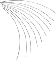 TOPPERFUN Guitar Fret File Set 10pcs Folk Guitar Fret Wires for Acoustic Electric