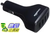 在飛比找樂天市場購物網優惠-[8美國直購] AmazonBasics 車載充電器 4 P