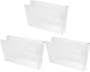 CIYODO 3Pcs Clear Plastic Cassette Tape Case Storage for Audio Cassette Tapes Stackable Organizer for Collectors DIY Projects for Enthusiasts Djs