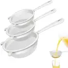 3 Pcs Plastic Nylon Fine Mesh Strainer with Handle, Sieve Fine Mesh Colander Flo