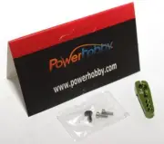 Powerhobby Aluminum 25T Servo Horn Green FOR Futaba Axial Savox Servo