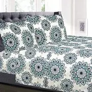 Queen Size Bed Sheets - Breathable Luxury Sheets with Full Elastic & Secure Corner Straps Built in - 1800 Supreme Collection Extra Soft Deep Pocket Bedding Set, Sheet Set, Queen, Ashley