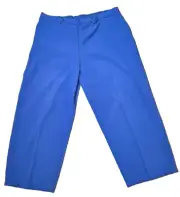 Miller's Plus Size 22 Capri Pants Short Trousers Stretch Waist Blue Pockets