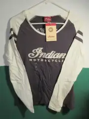 INDIAN LONG SLEEVE WRECKING CREW BLOUSE WOMENS SML 286880402