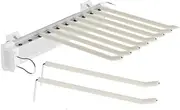 Pull-Out Trouser Rack, Built-in Wardrobe Movable Trouser Rod, Removable Flocked Telescopic Trouser Rack, Suitable for Bedrooms and Cloakrooms (Style 4) Interesting
