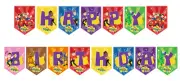 The Wiggles Tsehay PERSONALISED Banner Bunting Flag. Party Lolly Bags Cake Deco