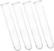 TOYANDONA 4pcs DIY Hydroponic Flower Tubes Transparent Plant Propagation Vases for Flower Arrangements Easy Maintenance and Cleaning for Home and Office Decor