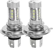 FUNOMOCYA 2Pcs LED Light Bulbs Car Headlight Kit Efficient Illumination for Rainy Foggy Days Easy Installation Low Power Consumption