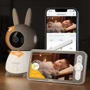 ieGeek 5” 2K Full HD Split-Screen Baby Monitor Video Baby Monitor with Camera AU