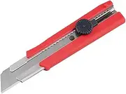 TAJIMA Utility Knife - 1" 7-Point Rock Hard Snap Blade Box Cutter with Dial Lock & Rock Hard Blade - LC-650