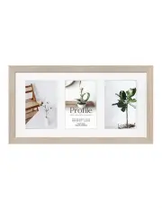 [Profile Australia] Australia Made Timber Collage Photo Frame 8x16 Inch/4x6 Inch (3) in Polar Birch