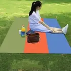 1 Set Beach Mat Widely Applied Waterproof Convenient Sandproof Beach Blanket