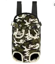 Medium Pet Front Cat Dog Carrier Backpack Travel Hiking Adjustable Bag Legs Out
