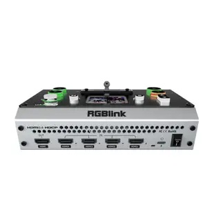 台南PQS RGBlink mini pro 6CH直播導播機 HDMI 4K@60支持MICLINE音頻輸入 直播設備