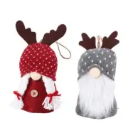 Faceless for Doll Antlers Old Man for Doll Dwarf Standing for Doll for Christmas