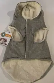 KENSINGTON KENNEL CLUB GRAY HOODIE JACKET Puppy/Dog L Large