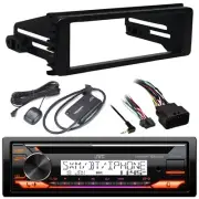Harley 98-2013 FLHX Install Adapter Kit, JVC Bluetooth USB Radio, XM Radio Tuner