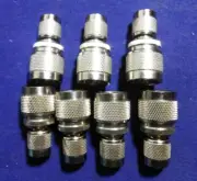 Lot of 7 TNC Male Plug to N Type Male Plug M/M Adapter RF Coax Cable Connectors
