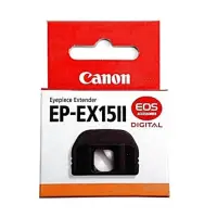 在飛比找Yahoo奇摩購物中心優惠-原廠Canon眼罩觀景窗增距鏡延伸器EP-EX15II(讓鼻