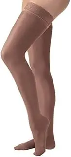 BSN Medical/Jobst 119694 Ultra Sheer Compression Stocking, Thigh High, 20-30 mmHg, Closed Toe, Lace, Espresso, Large, Pair