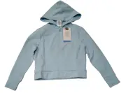 Member's Mark Girls Thumbholes In Cuffs Active Full-Zip Jacket Freshwater Blue S