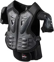 MagiDeal Kids Motorcycle Armor Suit Riding Gear Accessories Practical,Chest Back Protector,Body Guards Vest for Cycling Motocross