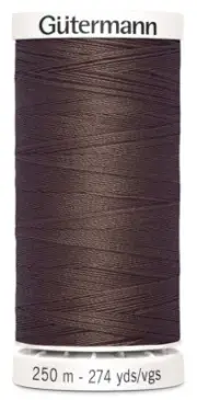 Gutermann 250P-575 Sew-All Thread 274yd-Saddle Brown