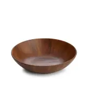 Skye Wood Individual Salad Bowl | Mini Salad Bowls for Serving Salad, Pasta, ...