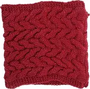[Baluue] Winter for Women Chunky Cable Knit Design Soft Yarn Material Windproof Face Cover Warm Scarf for Cold Weather for Skiing Cycling Outdoor Activities