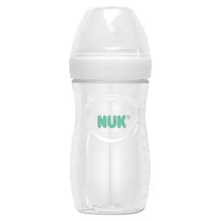 [iHerb] NUK Simply Natural, Breast and Bottle with Safe Temp, 1+ Months, Medium Flow, 9 oz (270 ml)