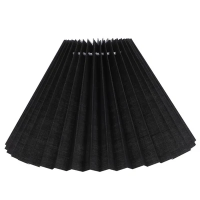 2 Count Fabric Lampshade Wall Pendant Pleated Light Shades Large