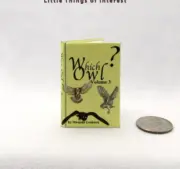 1:6 Scale WHICH OWL? Readable Illustrated Miniature Book Potter Wizard