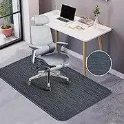 Office Chair Mat for Hardwood & Tile Floor, Heavy Desk Chair Mat for Rolling Chair, Large Anti Slip Computer Chair Mat, Multi-Purpose Floor Protector for Home Office (Black, 36" x 48")